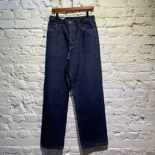DRIES VAN NOTEN DARK BLUE JEANS