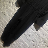 CO BLACK WIDE COLLAR JUMPSUIT