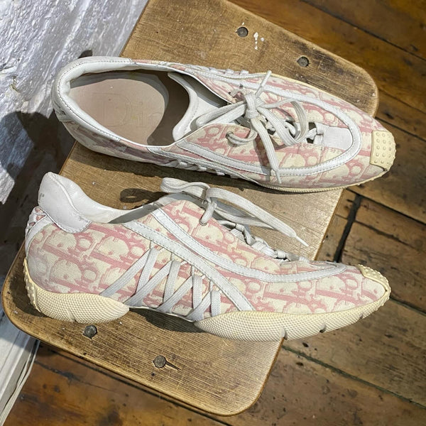 DIOR PINK PRINT TRAINERS