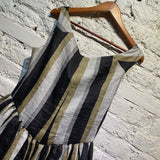 VIVIENNE WESTWOOD ANGLOMANIA STRIPED PANIER DRESS