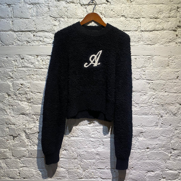 AXEL ARIGATO BLACK WOOLY JUMPER