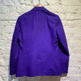 RAF SIMONS PURPLE BLAZER