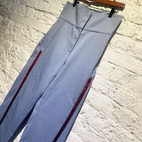 KIKO KOSTADINOV BLUE/BURGUNDY “SATURN WAIST” TROUSERS