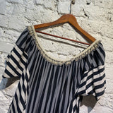 ALEXANDER MCQUEEN MCQ STRIPED DRESS