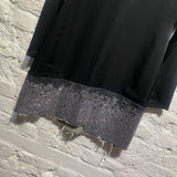 JW ANDERSON DISTRESSED GLITTER HEM DRESS