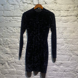 BALENCIAGA MIDNIGHT VELVET PLAYSUIT/DRESS