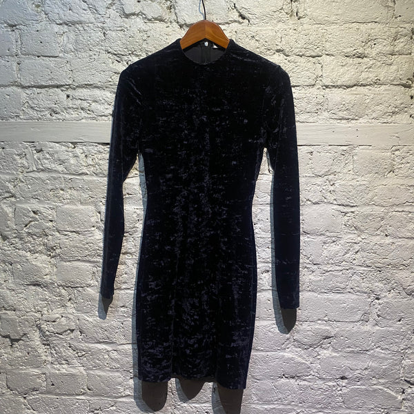 BALENCIAGA MIDNIGHT VELVET PLAYSUIT/DRESS