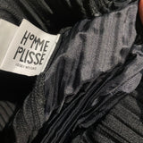 ISSEY MIYAKE HOMME PLISSE BLACK TROUSERS