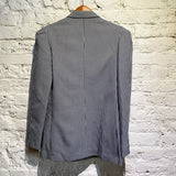 MARTINE ROSE BLACK/WHITE MINI HOUNDSTOOTH BLAZER