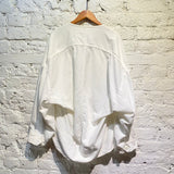JOE CHIA SILK/COTTON WHITE JACKET