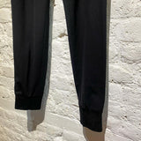 WOOYOUNGMI BLACK CUFFED TROUSERS