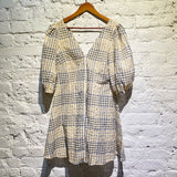GANNI CHECK SUMMER DRESS