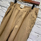 FOLK BEIGE COTTON/LINEN TROUSERS