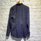 PAUL SMITH P.S NAVY PRINT PATTERN SHIRT