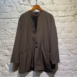 BISHOOL BROWN FINE WOOL JACKET