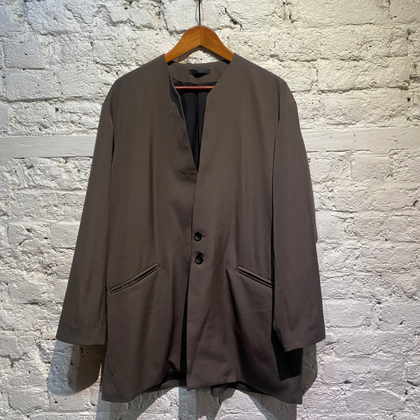 BISHOOL BROWN FINE WOOL JACKET