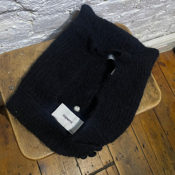 COPERNI ALPACA/WOOL MIX CAT EARRED BONNET
