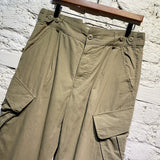 AIMÉ LEON DORE SAGE GREEN CARGO TROUSERS