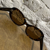 CUTLER & GROSS TORTOISE STAR OVAL SUNGLASSES