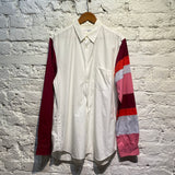 COMME DES GARÇONS SHIRT PATCHWORK SLEEVE SHIRT