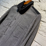 FINAL HOME BLACK/WHITE GINGHAM SHIRT