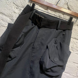 SEIVSON NAVY/BLACK UTILITY SKIRT