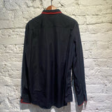 ALEXANDER MCQUEEN BLACK/RED LONG SLEEVED  SHIRT