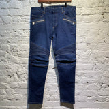 BALMAIN ENGINEERED JEANS