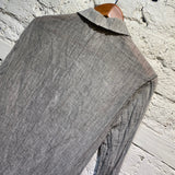 CREA CONCEPT GREY CARDIGAN/SHIRT DRESS