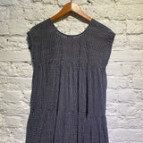 HOUSE OF WONDERING SILK BLACK/WHITE DRESS