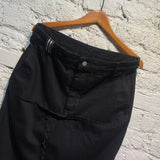 MARINA YEE BLACK DENIM SKIRT
