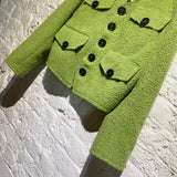 VIVIENNE WESTWOOD GREEN MELANGE SIRENO JACKET