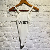 YZY WET WHITE BODYSUIT