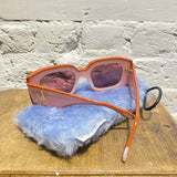 JW ANDERSON PINK/ORANGE BUMPER SUNGLASSES