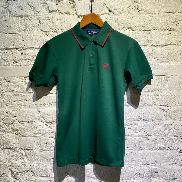 JUNYA WATANABE MAN CDG GREEN POLO TOP