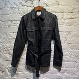A.M. LONDON FAUX LEATHER JACKET
