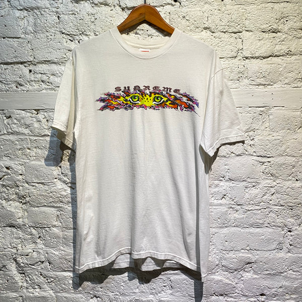 SUPREME CATS EYE WHITE T-SHIRT