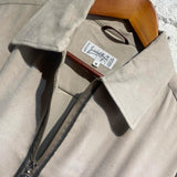 JEAN CHARLES DE CASTELBAJAC
BEIGE RAYON/VISCOSE ZIP SHIRT