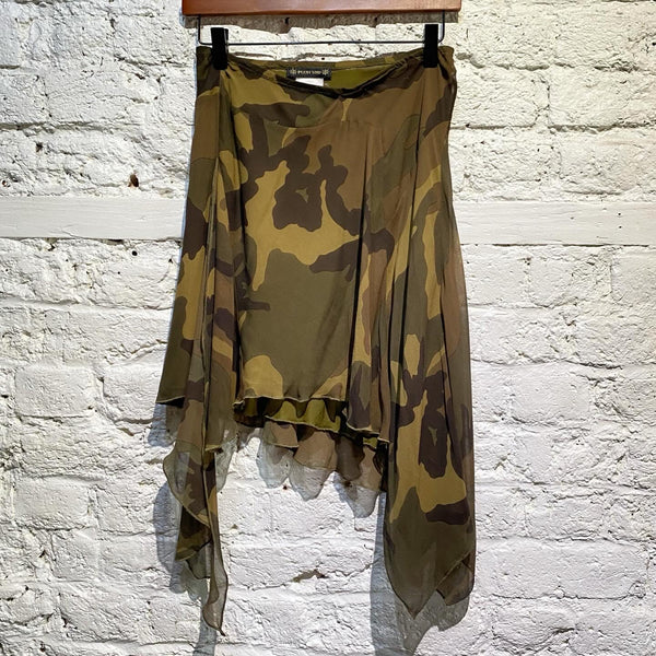 PLEIN SUD CAMO SKIRT