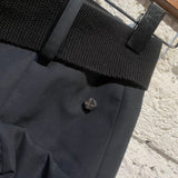 SEIVSON NAVY/BLACK UTILITY SKIRT