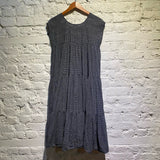 HOUSE OF WONDERING SILK BLACK/WHITE DRESS