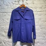 ISSEY MIYAKE BLUE COTTON 2 POCKET SHIRT
