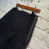 OUR LEGACY BLACK WOOL MINI SKIRT