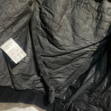 RICK OWENS DRKSHDW BLACK LEATHER/WOVEN CORD JACKET