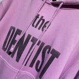 JW ANDERSON LILAC THE DENTIST HOODIE