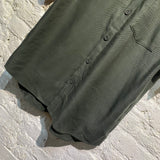 HELMUT LANG OLIVE GREEN S/S SHIRT