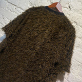 SONG FOR THE MUTE BROWN GOAT SPLIT SLEEVE KNIT
