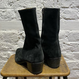 VIVIENNE WESTWOOD BLACK SUEDE JESTER BOOTS