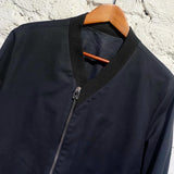 BALENCIAGA MIDNIGHT/BLACK COTTON BOMBER
