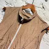 ARNARMAR JONSSON ZIP TECH BROWN GILLET